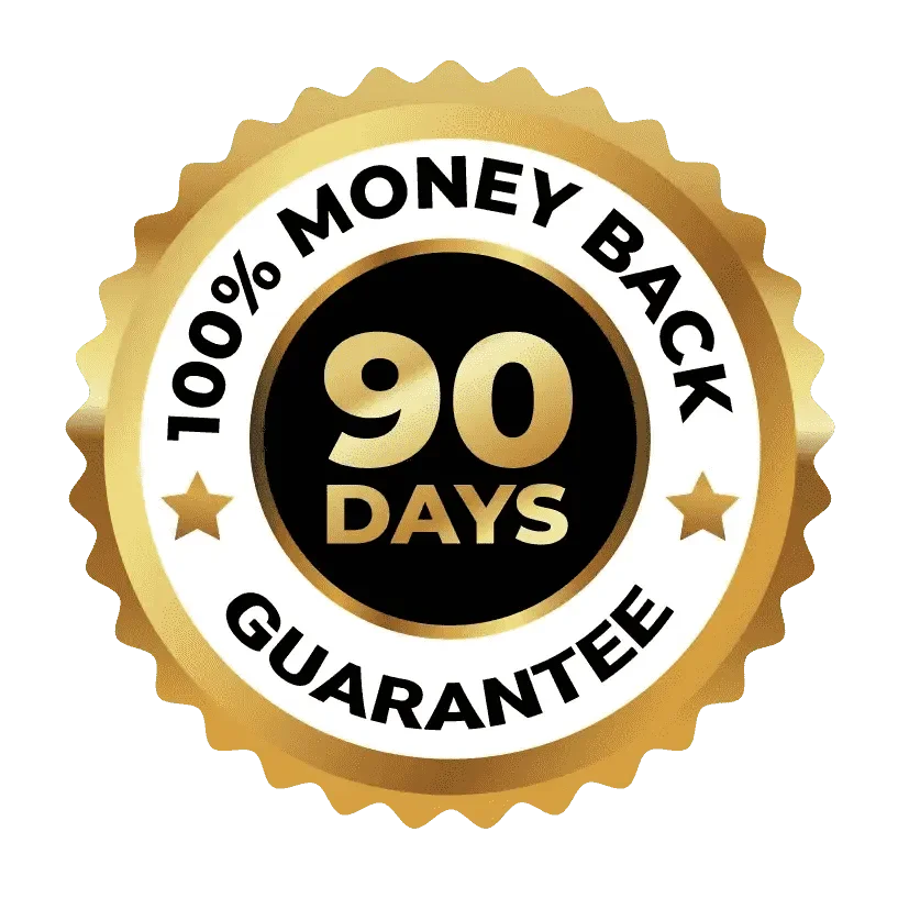 Audifort 90 day money back guarantee badge
