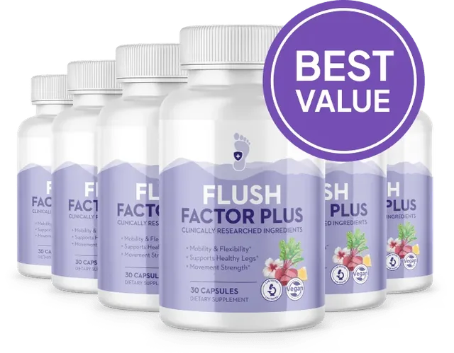 Flush Factor Plus six bottle best value bundle